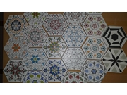 Revestimento Decorado - Hexagonal 13 x 15 cm
